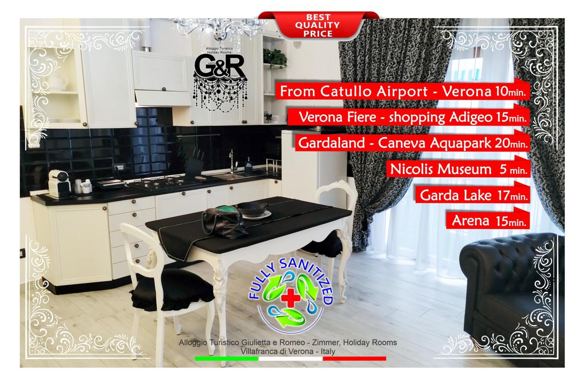 Alloggio Turistico Giulietta E Romeo - Intero Appartamento - Villafranca Di Verona, Zimmer, Holiday Rooms Εξωτερικό φωτογραφία